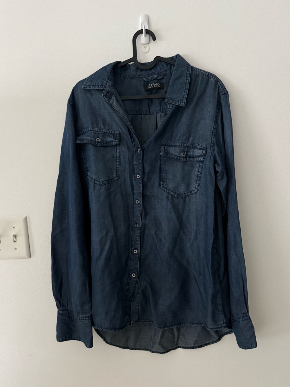 Buffalo David Burton Chambray Ombré Button Up